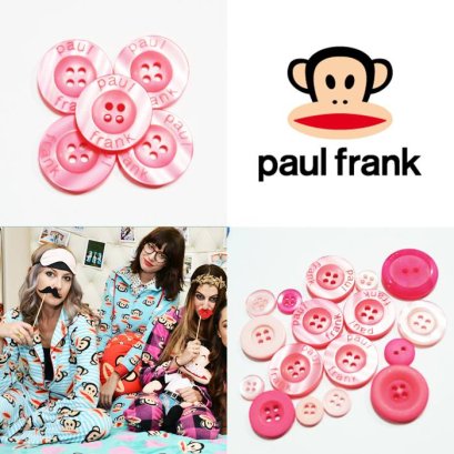 กระดุมโลโก้ Paul Franks